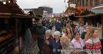 How much does a bratwurst cost at Liverpool Christmas Market?