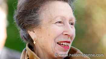 Princess Anne is pristine in structured coat with special jewel