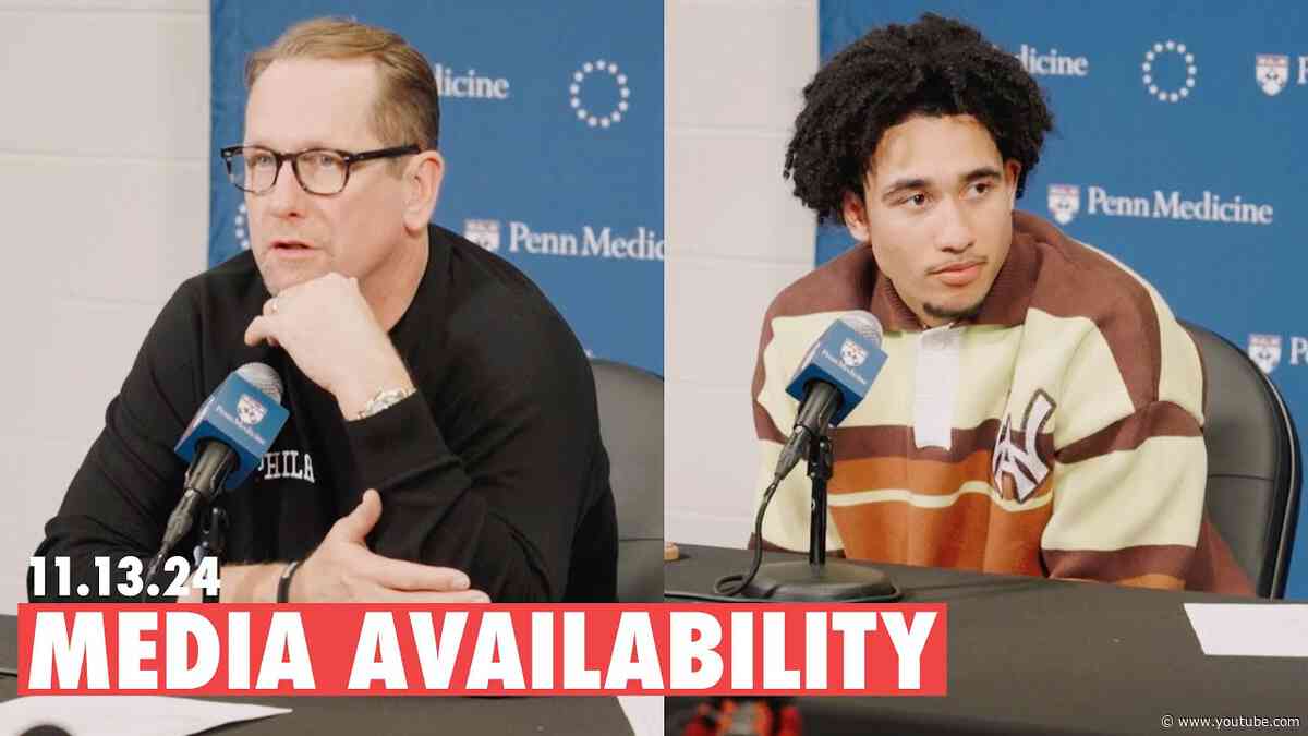 Philadelphia 76ers Postgame Media Availability | Coach Nurse and Jared McCain | 11.13.24