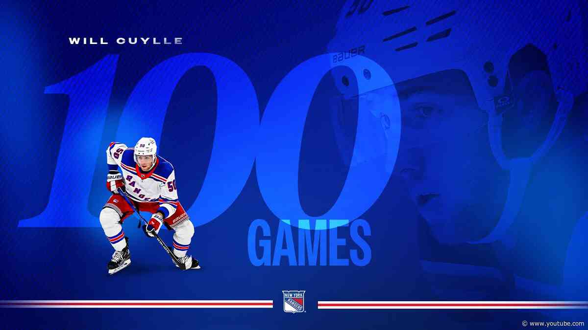 Will Cuylle: 100 NHL Games