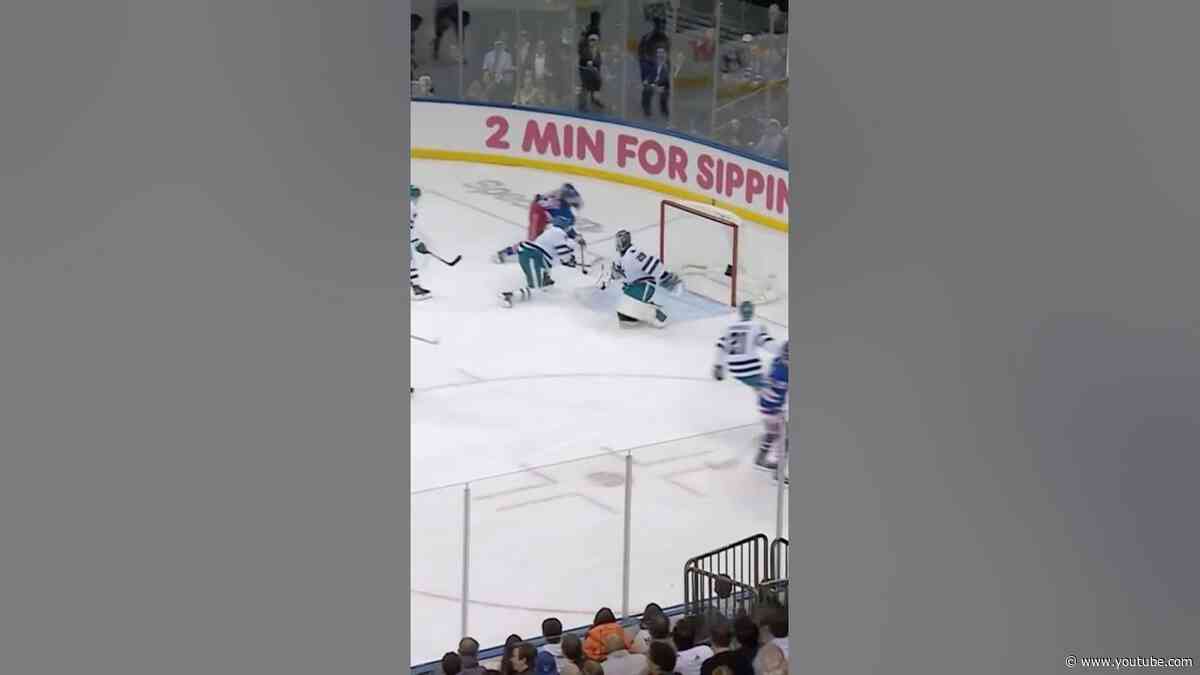 Mika buries the rebound #mikazibanejad #nyrangers #nhl #nyr #goal #hockey