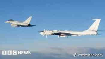 RAF fighters track Russian bomber over North Sea