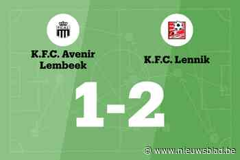 Ook Lennik B houdt Avenir Lembeek B van winst af