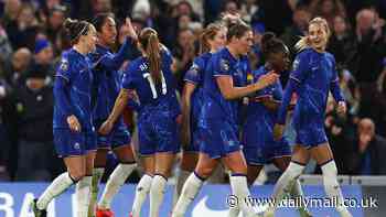 Chelsea 2-0 Man City: Sonia Bompastor's side go top of WSL table thanks to quick-fire goals by Mayra Ramirez and Guro Reiten