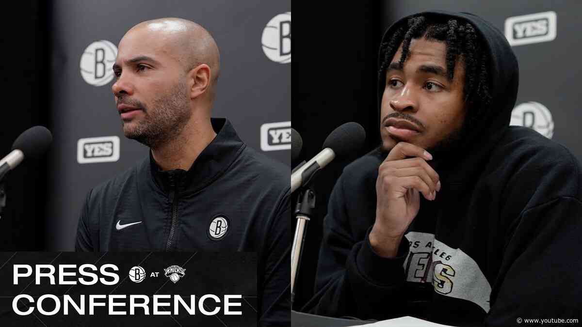 Jordi Fernández and Cam Thomas Post Game Press Conference | Nets at Knicks | November 15, 2024