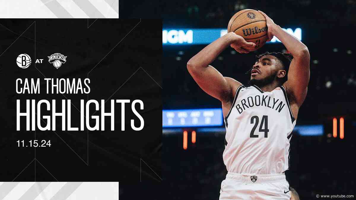 CAM THOMAS HIGHLIGHTS | Cam Thomas ties career-high with 43 points vs. Knicks.