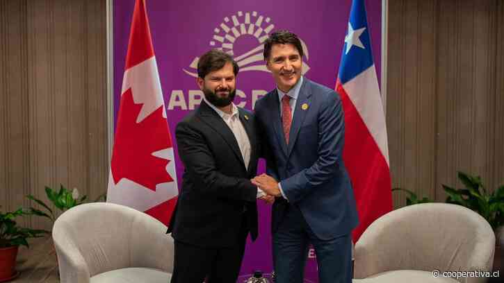 "Un aliado": Boric se reunió con Trudeau en su último día en Perú