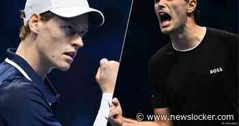 Jannik Sinner tegen Taylor Fritz in finale na dominante zege op Casper Ruud in ATP Finals