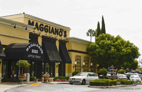 Worker at Maggiano’s restaurant in Costa Mesa falls off ladder and dies