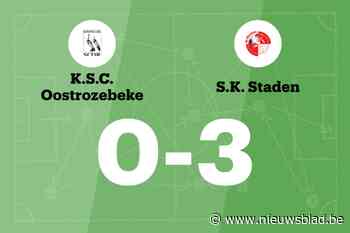 SK Staden wint duel tegen SC Oostrozebeke