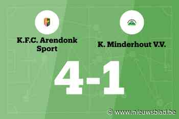 Arendonk B verslaat Minderhout na hattrick Michiels