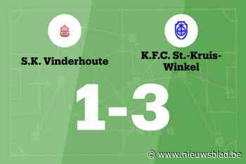 KFC St-Kruis-Winkel wint uit van SK Vinderhoute, mede dankzij twee treffers G. Thiriaux