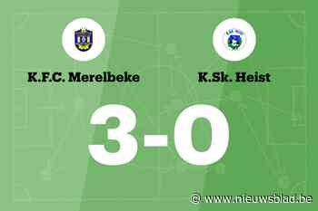 KFC Merelbeke verslaat KSK Heist met 3-0 en eindigt reeks zonder overwinning