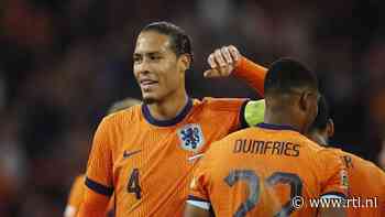 Van Dijk spreekt van verdiende zege van slordig Oranje