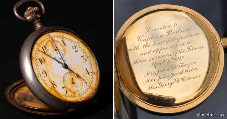 Watch given to captain who saved 700 Titanic passengers sells for £1,560,000