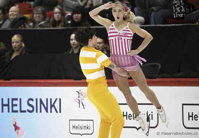 Canadian ice dancers Gilles, Poirier in the lead at Finlandia Trophy Grand Prix