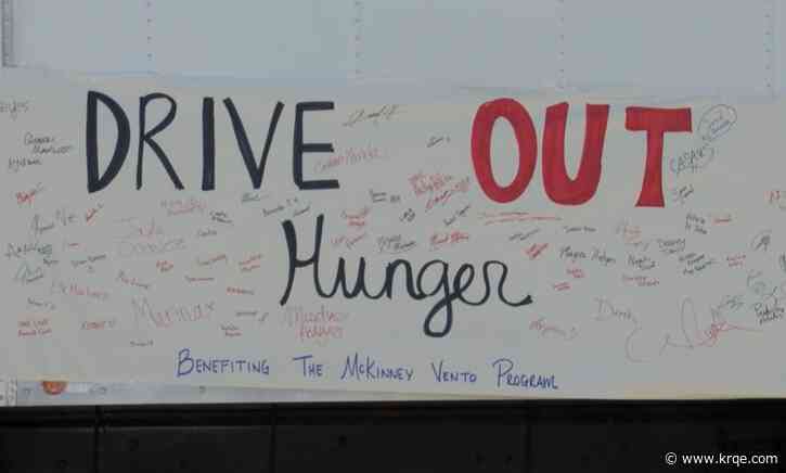 APS students help collect pantry goods for McKinney-Vento Program