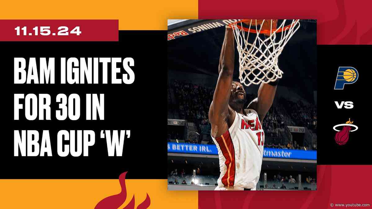 Adebayo, Herro, Love, Highsmith Take #NBACup Win 🔥 | Miami HEAT vs. Indiana Pacers | Nov. 15, 2024