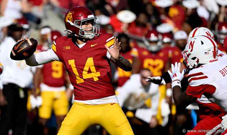 Jayden Maiava, in first USC start, leads Trojans past Nebraska