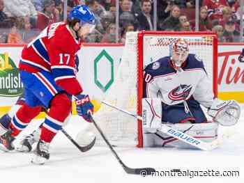 Liveblog: Matheson gives Habs 1-0 lead on Blue Jackets