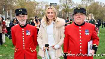 Kimberley Garner steps out with new man as Made In Chelsea star attends Chelsea's Christmas Lights switch-on with Trinny Woodall