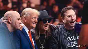 Trump met Kid Rock en Jerry Roll bij UFC-toernooi in New York