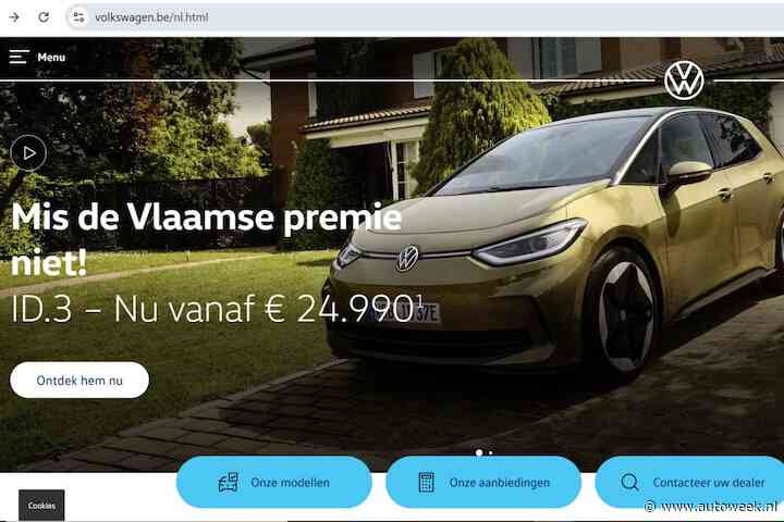 Een ID3 vanaf 25k met Vlaamse premie! Maar die verdwijnt, dus Duitse situatie dreigt