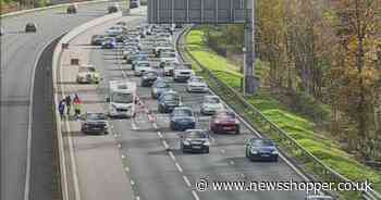 LIVE updates as crash on M23 to London near Gatwick Airport closes three lanes