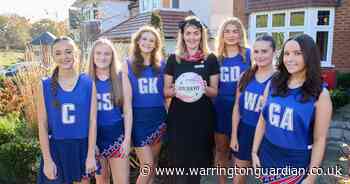 Netball team receive £500 donation to purchase new kit