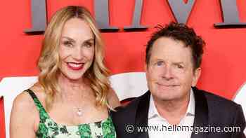 Michael J. Fox supported by wife Tracy Pollan, their 4 kids and famous friends during poignant outing