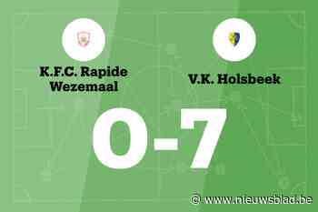 Holsbeek B overklast Rapide Wezemaal B