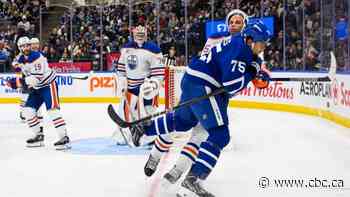 Maple Leafs' Reaves to have hearing following illegal check to the head of Oilers' Nurse