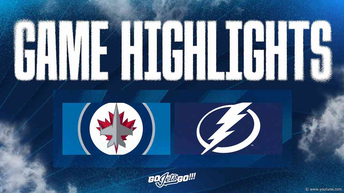 Tampa Bay Lightning vs. Winnipeg Jets - Game Highlights