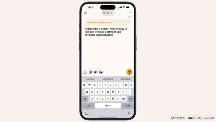 'Croissant' App for Cross-Posting on Threads, Bluesky, and Mastodon Coming to Mac and iPad
