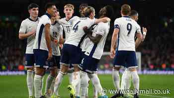 England 5-0 Republic of Ireland: FOUR players score their first international goals after Liam Scales is sent off as Three Lions seal Nations League promotion in Lee Carsley's final game