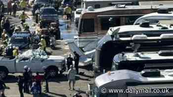 Plane crashes to the ground at In-n-Out NHRA Finals