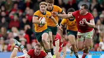 Aussie footy great has a VERY cheeky three-word reaction as the Wallabies smash Wales in record-breaking win