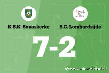 SK Snaaskerke overklast SC Lombardsijde