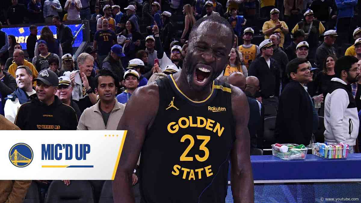 Draymond Green MIC'D UP vs. Klay Thompson & Mavericks