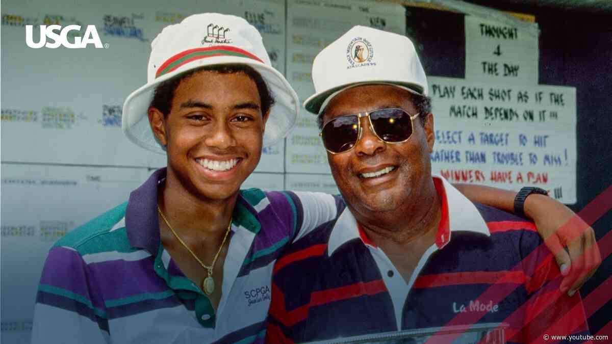 15-Year-Old Tiger Woods at the 1991 U.S. Junior Amateur Championship