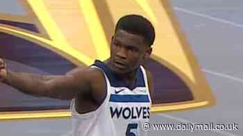 Timberwolves star Anthony Edwards fined $35,000 for obscene gesture in overtime win over Kings