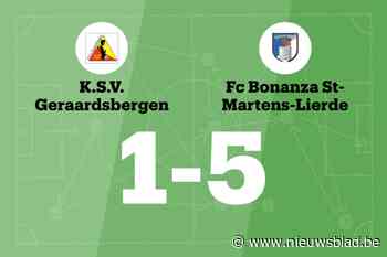 Zeven opeenvolgende overwinningen voor FC Bonanza na 1-5 tegen KSV Geraardsbergen B