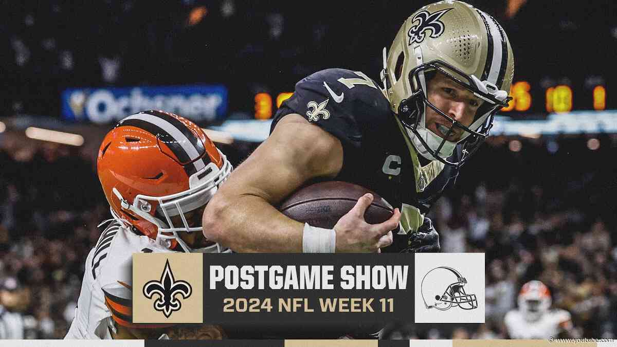 Saints vs. Browns Postgame Show | 2024 NFL Week 11