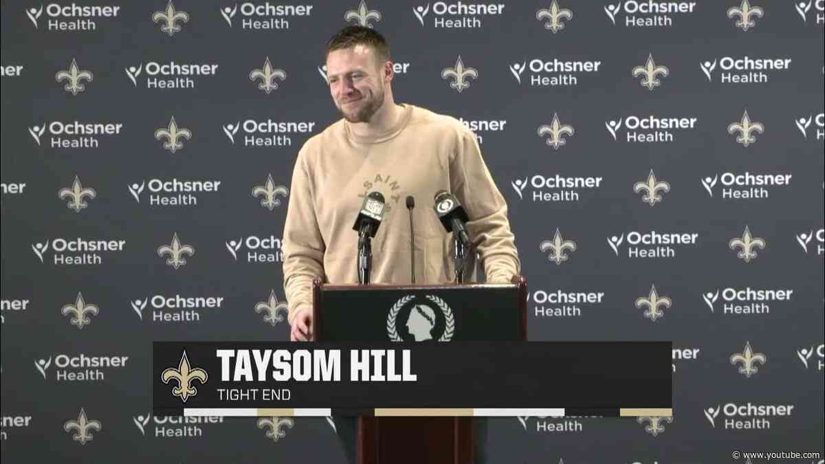 Taysom Hill talks HUGE Game | Saints-Browns Postgame | 2024 NFL Week 11