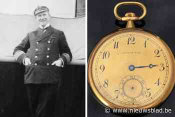 Horloge dat gegeven werd aan kapitein die 700 mensen van Titanic redde, geveild voor recordbedrag