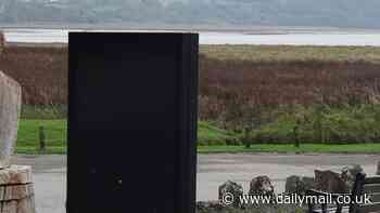 Visitors to seafront car park shocked after pranksters beam pornography onto interactive information board