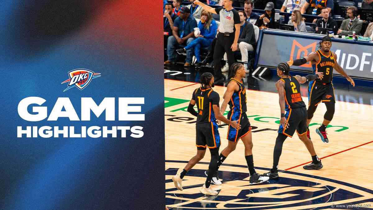 OKC Thunder vs Dallas Mavericks | Game Highlights | November 17, 2024