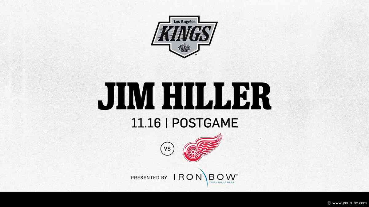 Head Coach Jim Hiller | 11.16 Kings WIN vs Detroit