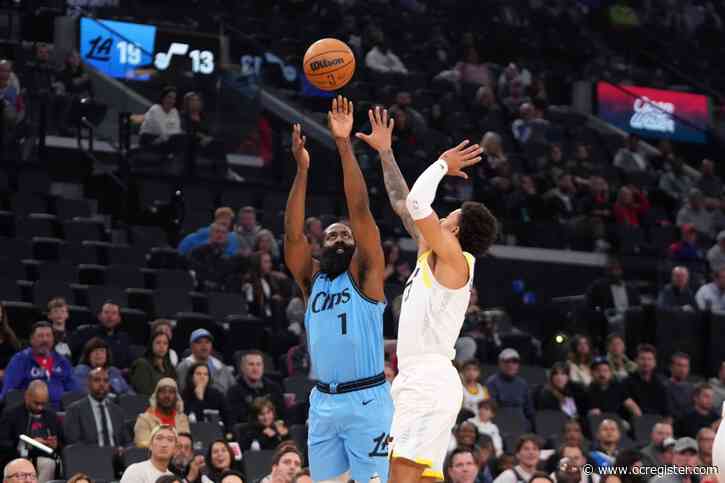 Clippers snap skid with win over Jazz as James Harden hits NBA milestone