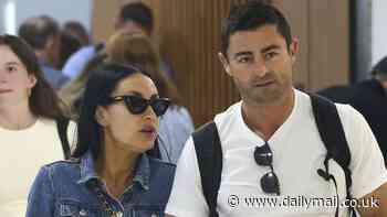 Terry Biviano shows off her trim pins during a spot of luxury shopping with husband Anthony Minichiello